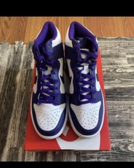 Size 7 (GS) – Nike Dunk High Electro Purple Midnight Navy
