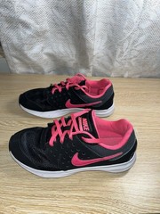 Nike Downshifter Kids Running Shoes Black Pink Youth US 2Y EUR 33.5