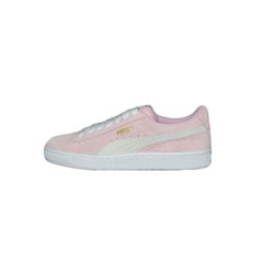 junior PUMA SUEDE CLASSIC PINK WHITE 355110-30