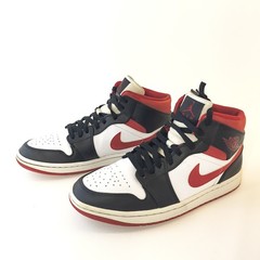 Nike Air Jordan 1 Mid Chicago Black Toe GS 554724-122 Youth Size 9.5Y
