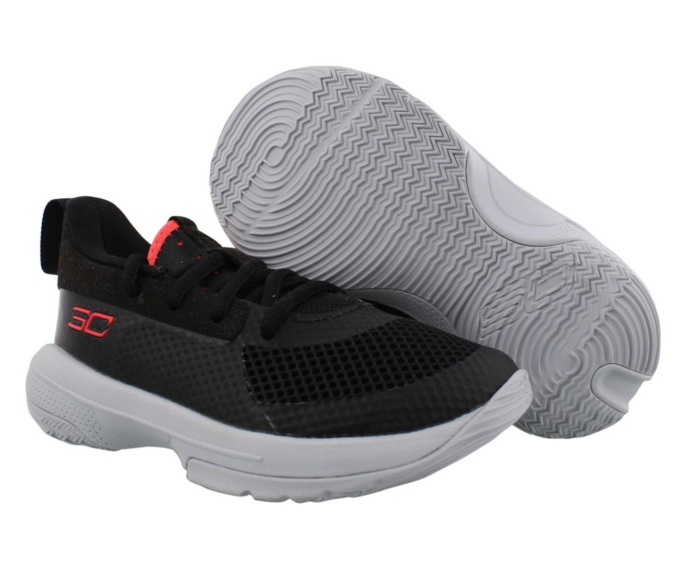 Under Armour Curry 7 Boys Shoes Size 11, Color: Black