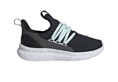 Adidas Lite Racer Adapt 7.0 K Kids US 6 Black Mint Slip On Sneakers New