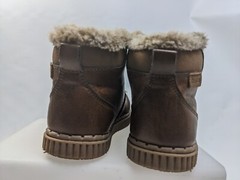 OshKosh Kids Haskell Ankle Boots Unisex Brown Classic Round Toe Lace Up Size 10