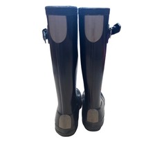 Hunter Kids Original First Classic Rain Boots Black Matte Waterproof 13/1 2G