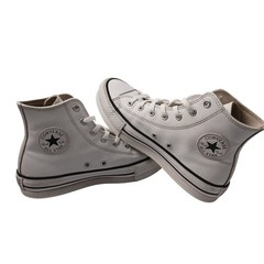 Converse Chuck Taylor All Star Move White Leather Platform High Top Kids Size 4