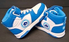 Sonic the Hedgehog Toddler High Top Sneakers Blue/White Kids Shoes – Damaged Box