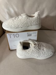 Allbirds Smallbirds Wool Runner Fluff Natural White Little Kid Shoes T10