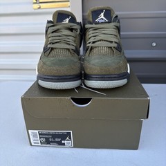 Size 6.5Y – Jordan 4 SE Retro Low Craft – Olive