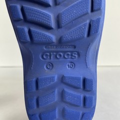 CROCS Handle It Rain Boot Little Kids Size C10 Blue Pull On Waterproof