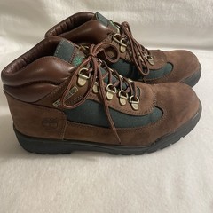 Timberland Brown & Olive Field Boots, Juniors / Youth Size 4M