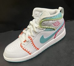 Sz 3Y – NIKE JORDAN 1 MID SE (PS) MULTI-COLOR [DM9648-100] WMNS 4.5 NEW