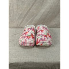 Rugged Shark Kids Tropical Palm Leaf Print Clogs WhiteMulticolor #2043