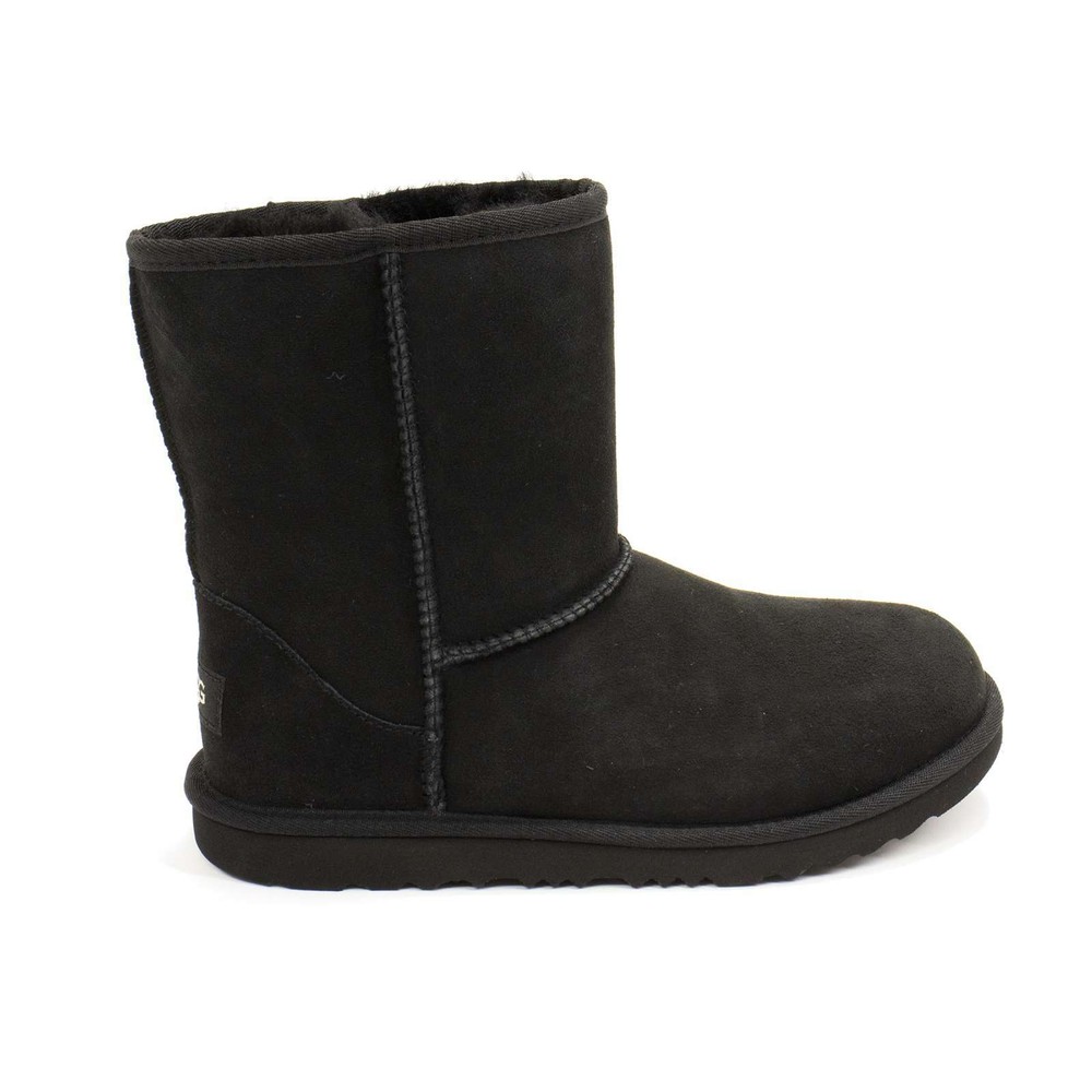 Kids Ugg Classic II Short Warm Sheepskin Lined Winter Boots Big Kids Boots NEW