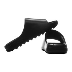 Label Athletic Slides EU 34 AU 3 Black Kids Adults Unisex RRP $99 Shoes 22.5cm