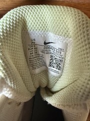 Nike LeBron Easter Coconut Milk 7Y – missing sole and flaw on side pictured