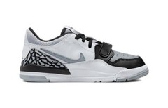 Jordan Legacy 312 Low White Black Wolf Grey PS Kids CD9055-105 New Authentic