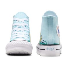 Converse X Bluey Chuck Taylor All Star EVA Lift Junior High Top Blue US11 UK10.5