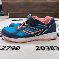 Saucony Unisex-Child Cohesion Tr14 Alternative Closure Trail Running Shoe