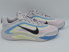 Nike Kids Size 6.5Y A’One GS Low Top Basketball Shoes Grey/Green/Blue HF7001-002