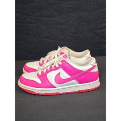 Nike Dunk Low Active Pink White GS Sneakers FB9109-102 Kids Size 5Y