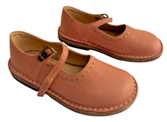 Pepé Pink Leather Shoes Girls Size EU 26 / US 9 Made in Italy