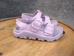 Birkenstock Milano Kids Mono Purple Birko-Flor Slingback Sandals Size 26 US 8C
