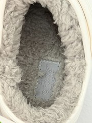 NWT Kids Baya Lined Crocs Clog White & Grey US c11 EU 28-29 UK c11 shoes