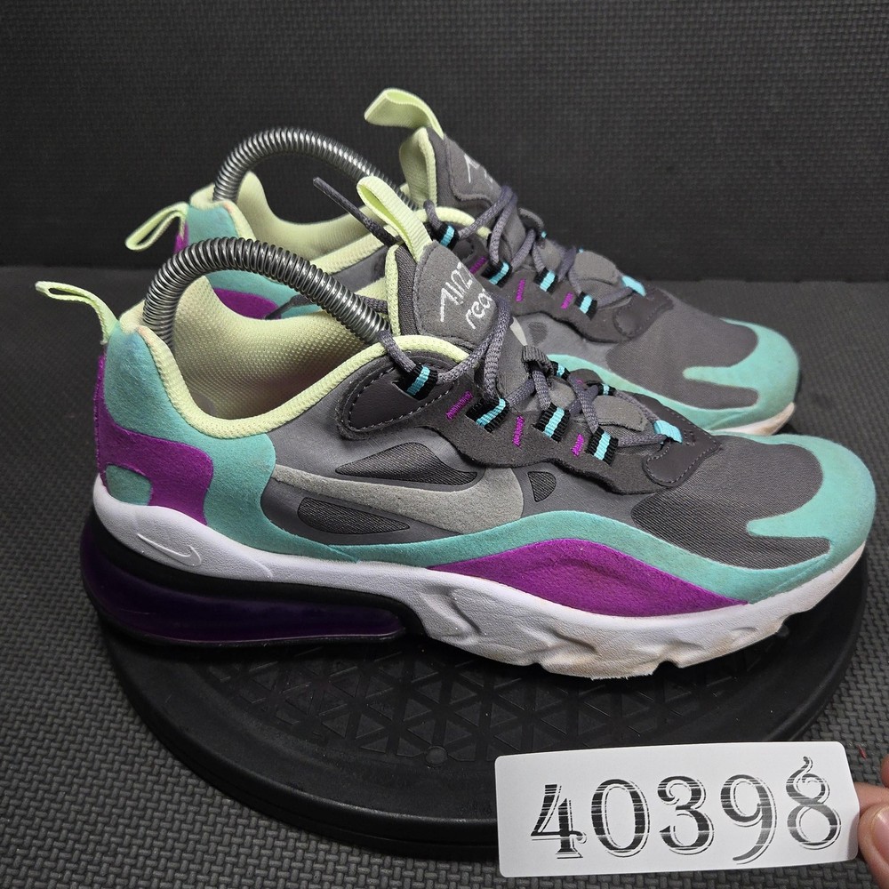 Nike Air Max 270 React Shoes Youth Size 6Y Multicolor Sneakers BQ0103-007