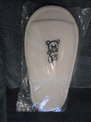 Size 1 slippers-white teddy bears-one size fits most- China