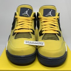 Jordan 4 Lightning Grade School Size 6.5Y 408452-700 AirJordan Retro Tour Yellow