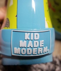 NWT Kid Made Modern Kids Forest Friends Garden Rain Boots Light Green Medium 7 8