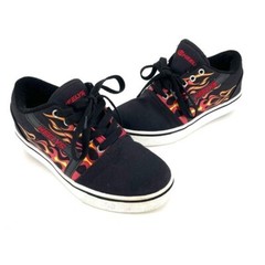 HEELYS PRO 20 PRINTS Black Red Flames Youth 4