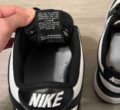 NIKE Dunk Low Retro Panda black and white kids unisex sneakers size 5.5Y NO BOX