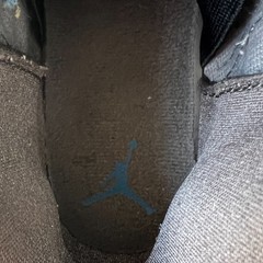 NIKE Air Jordan Pro Strong Child 13C Sneakers Cool Grey University Blue Shoes