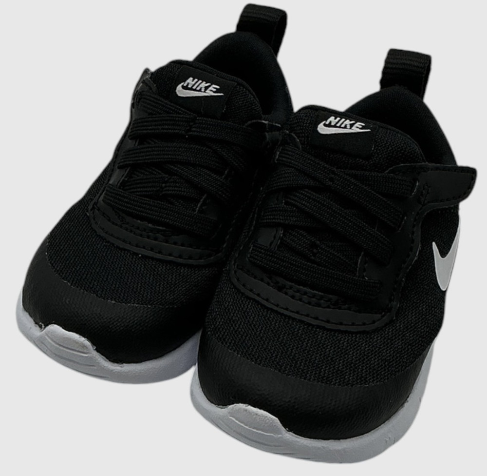 Nike Tanjun EasyOn Infant/Toddler’s Size 4C Black/White Sneakers NWOB