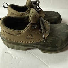 Crocs Camo Axle All Terrain Leather Croslite Lace Shoes Size M2/M4 EU 33-34