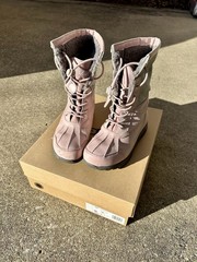 UGG K BUTTE II CWR Waterproof Insulated Snow Boots Pink Unisex Kids US Size 3