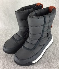 Sorel Whitney II Puffy Mid Boots Toddler 13 Gray Insulated Waterproof NC3873-054