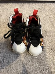 Nike Air Jordan Retro 7 Ugly Sweater Nothing But Net Shoes 304775-142 Size 5c