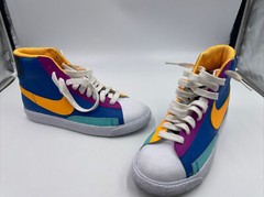 Nike Blazer Mid GS Aurora Purple Yellow Women’s Size 5Y 4 Multicolor CZ9441-400