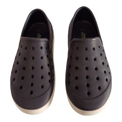 Old Navy Blue White Perforated Slip-On Shoes Size Youth 11 New See Pics