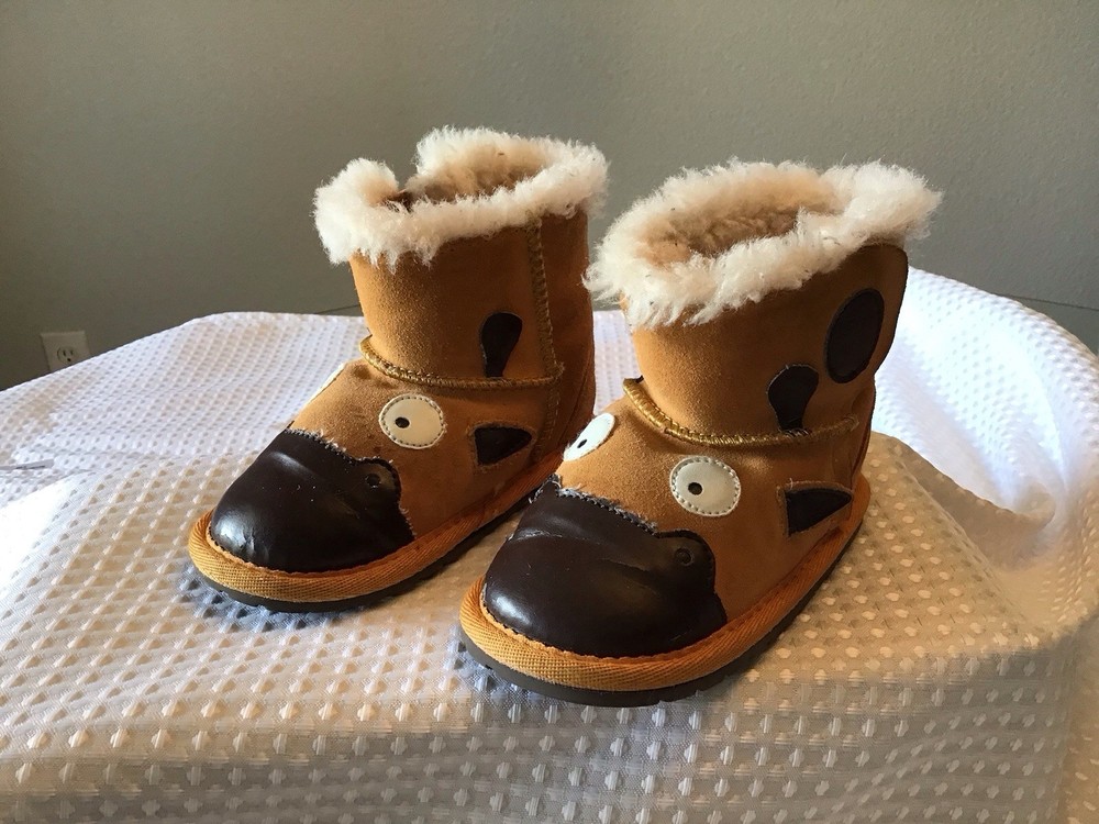 EMU AUSTRALIA Kids Giraffe Kids Walker Baby Winter Boots FREE Waterproof W Req