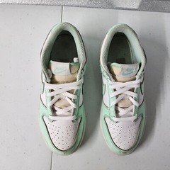 Nike Dunk Low Pre-School Mint Green White Sneakers Youth Shoes Size 2.5Y