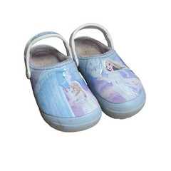 Crocs Kids Frozen II Clogs Elsa Winter Fur Lined Size J2