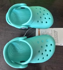 Crocs Classic Clog Toddler Size C4 Lagoon Blue NWT In Box