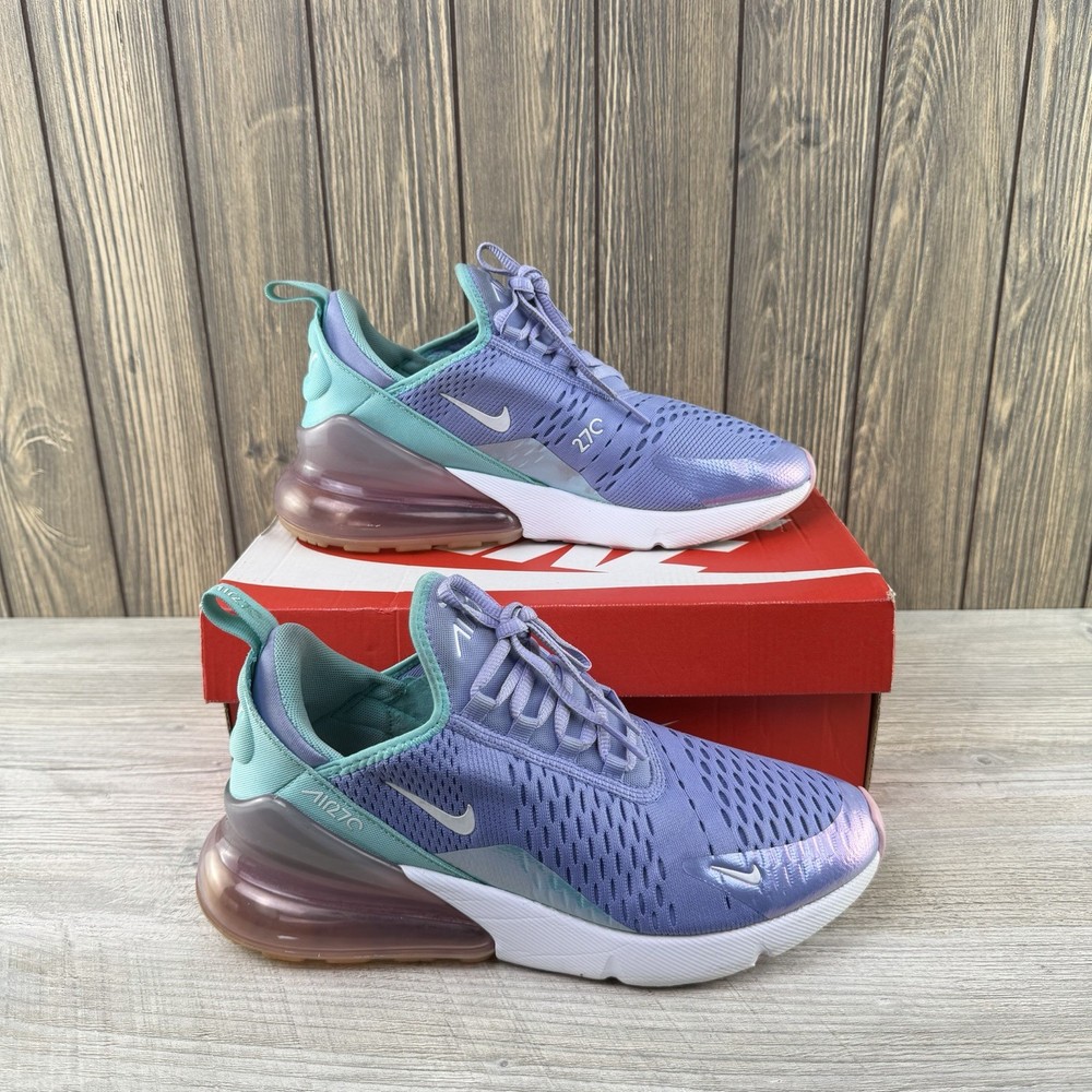 Nike Air Max 270 GS Twilight Pulse White BV1236-400 Youth 7Y Women’s 8.5 Shoes