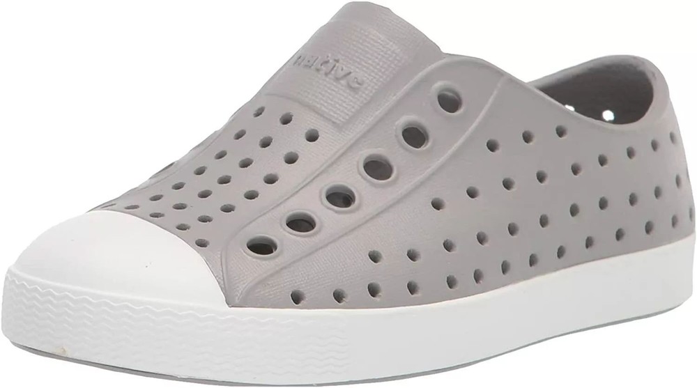 Native 13100100 Jefferson Child Sneakers, Pigeon Grey/Shell White, C10 M US