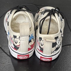 Disney x Vans Authentic Toddler Size 7 ‚Mickey’s Birthday‘ Sneaker Shoes White