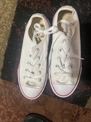 Converse Chuck Taylor All Star classic White Low Top Unisex kid kicks grunge