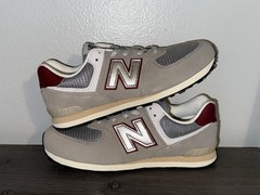 New Balance 574 Unisex Sneaker US 6Y/6M/7.5W Brown/Red/Gray GC574SKB